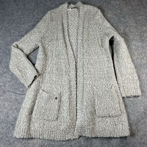 Soft Surroundings Heathered Gray Cardigan - Picture 1 of 8
